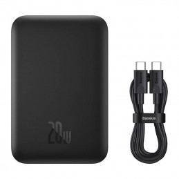 Mini Wireless PowerBank 20W Baseus (black)