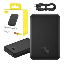 Mini Wireless PowerBank 20W Baseus (black)