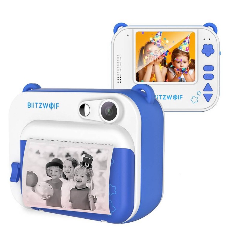 DIY Instant Print Camera for kids BlitzWolf DP1 (blue)