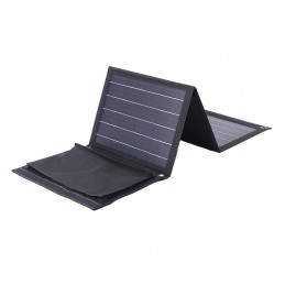 Foldable solar charger Choetech SC005 22W 2xUSB (black)