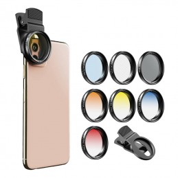 Mobile filter lens kit APEXEL APL-37UV-7G 37mm