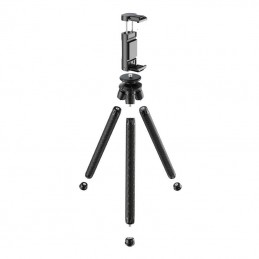 Tripod/flexible phone holder APEXEL APL-JJ07 (black)