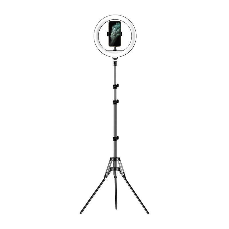 Tripod/ring light APEXEL APL-FL10JJ14Y (black)