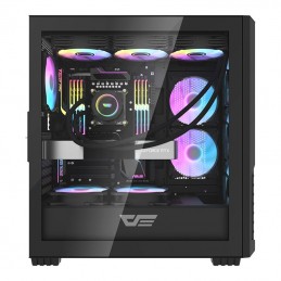 Computer case Darkflash DF2100 + 4 ARGB fans (black)