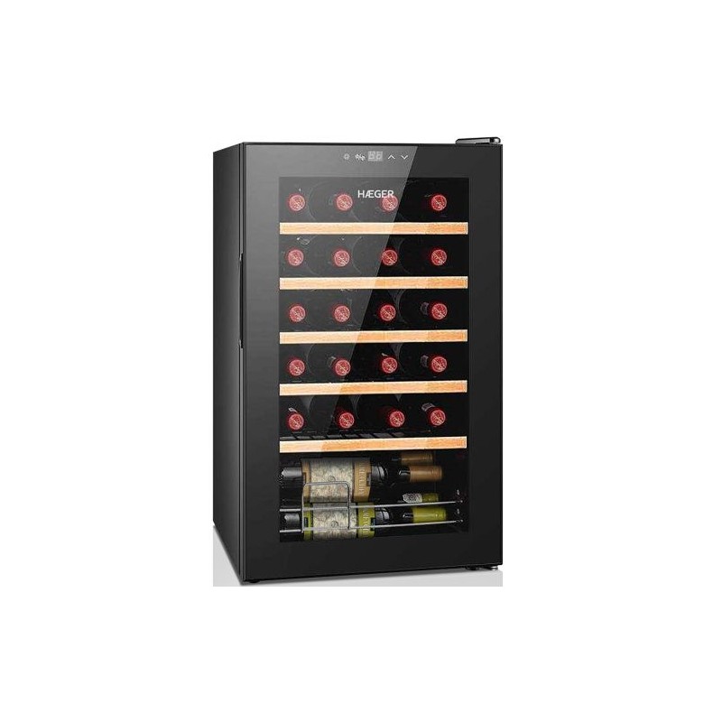 Haeger WC-24B.006A Chateaux 24 REFRIGERATOR FOR WINES 65L/24 bottles