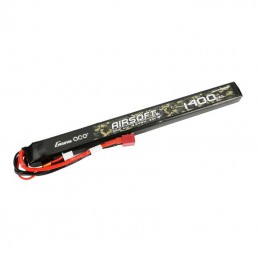 Gens ace 25C 1400mAh 3S1P 11.1V Airsoft Gun Lipo Battery with T Plug