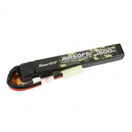 Gens ace 25C 1500mAh 2S1P 7.4V Airsoft Gun Lipo Battery with mini Tamiya Plug