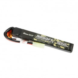 Gens ace 25C 1500mAh 2S1P 7.4V Airsoft Gun Lipo Battery with mini Tamiya Plug