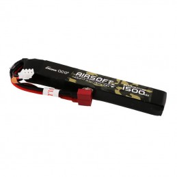 Gens ace 25C 1500mAh 2S1P 7.4V Airsoft Gun Lipo Battery with T Plug