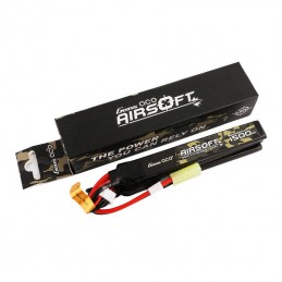 Gens ace 25C 1500mAh 3S1P 11.1V Nunchuck 3X Airsoft Gun Lipo Battery with mini Tamiya Plug