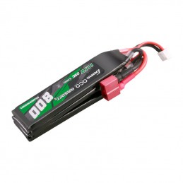 Gens ace 25C 800mAh 3S1P 11.1V NUNCHUCK 3X Airsoft Gun Lipo Battery with Deans(T) Plug