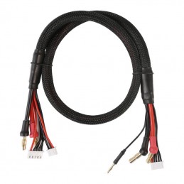 Gens Ace 2S/4S Charge Cable: 4mm & 5mm Bullet With 4.0mm Bullet Connector