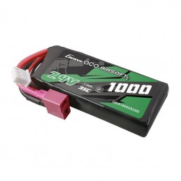 Gens ace 35C 1000mAh 2S1P 7.4V Airsoft Gun Lipo Battery with T Plug