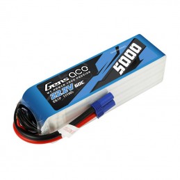 Gens ace 5000mAh 22.2V 60C 6S1P Lipo Battery Pack