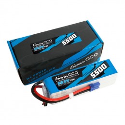 Gens ace 5500mAh Lipo 22.2V 45C 6S1P Model Helicopter Batteries