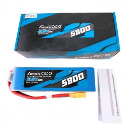 Gens ace 5800mAh 60C 18.5V 5S1P Lipo Battery Pack with XT90 plug