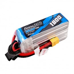 Gens ace G-Tech 1800mAh 22.2V 45C 6S1P Lipo Battery Pack with XT60 Plug