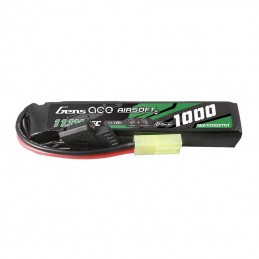 Gens ace G-Tech 25C 1000mAh 3S1P 11.1V Airsoft Gun Lipo Battery with Tamiya