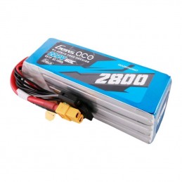 Gens ace G-Tech 2800mAh 22.2V 60C 6S1P Lipo Battery Pack with XT60 plug