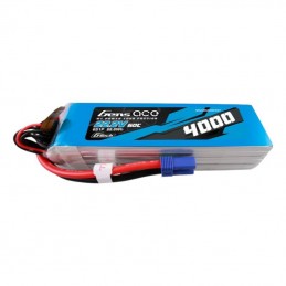 Gens ace G-Tech 4000mAh 22.2V 60C 6S1P Lipo Battery Pack with EC5 Plug