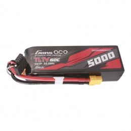 Gens ace G-Tech 5000mAh 11.1V 60C 3S1P Lipo With XT60 Plug