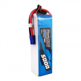 Gens ace G-Tech 5000mAh 22.2V 60C 6S1P Lipo Battery Pack with EC5 Plug