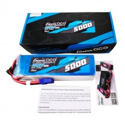 Gens ace G-Tech 5000mAh 22.2V 60C 6S1P Lipo Battery Pack with EC5 Plug