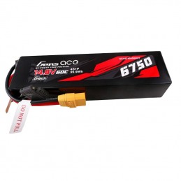 Gens ace G-Tech 6750mAh 14.8V 60C 4S1P Lipo Battery Pack PC material case with XT90 plug