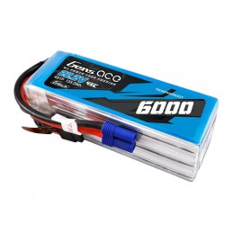 Gens ace G-Tech 6S 6000mAh 22.2V 45C Lipo Battery with EC5 Plug