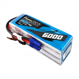 Gens ace G-Tech 6S 6000mAh 22.2V 45C Lipo Battery with EC5 Plug