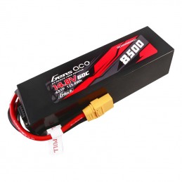 Gens ace G-Tech 8500mAh 14.8V 60C 4S1P Lipo Battery Pack PC Material Case with XT90 plug