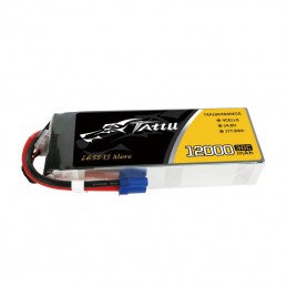 TATTU 12000mAh 14.8V 30C 4S1P Lipo Battery Pack with EC5