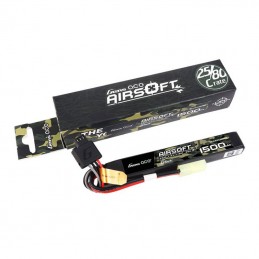 Akumulator Gens ace G-Tech 25C 1500mAh 2S1P 7.4V Airsoft Gun z konektorem mini Tamiya Plug