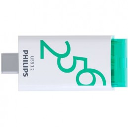 PHILIPS USB-C 3.2 Gen 1 Flash Drive Click Spring Green 256GB 