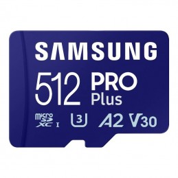 Memory card Samsung Pro PLUS microSDXC 512GB 180/130 MB/s UHS-I U3 (MB-MD512SA/EU)