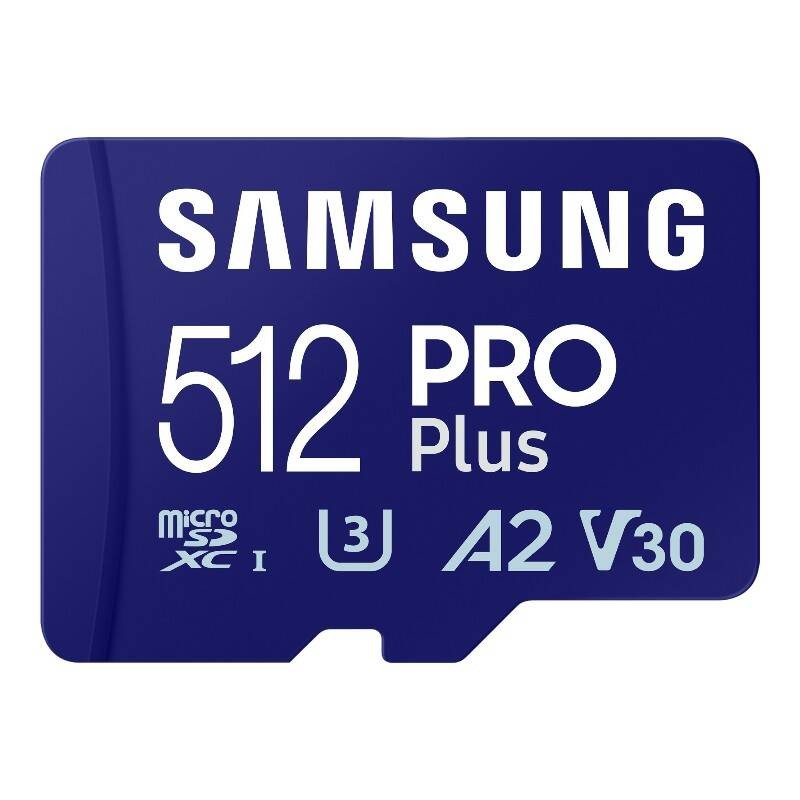 Memory card Samsung Pro PLUS microSDXC 512GB 180/130 MB/s UHS-I U3 (MB-MD512SA/EU)