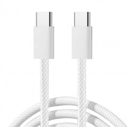 Kabel USB-C do USB-C Joyroom S-A45, 60W, oplot, 1m (biały)