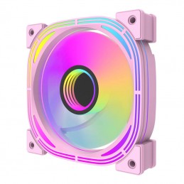 Darkflash INF24 5in1 ARGB Computer fan set (pink)