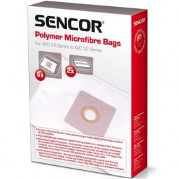 Sencor SVC 45-52 Microfibre bags 5pcs + 2 microfilters
