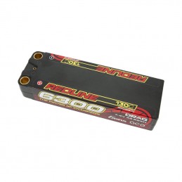 Gens ace Redline Series 6300mAh 7.4V 130C 2S2P HardCase 70- LiPo Battery