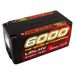 Gens ace Redline Series 6000mAh 15.2V 130C 4S2P HardCase 69- HV LiPo Battery