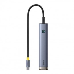Hub 7w1 Baseus UltraJoy  USB-C do HDMI +2xUSB3.0+PD+SD-TF+3.5mm (szary)