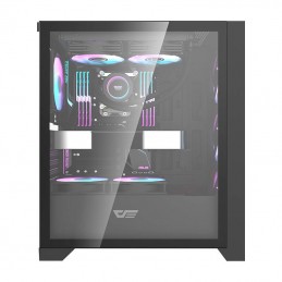 Computer case Darkflash DRX70 MESH + 4 RGB fans (black)