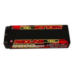 Gens ace Redline Series 5800mAh 7.6V 130C 2S1P HardCase 56- HV Ultra LCG LiPo Battery