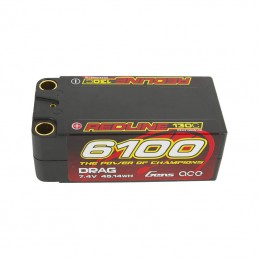 Gens ace Redline Series 6100mAh 7.4V 130C 2S2P HardCase 71- LiPo Battery