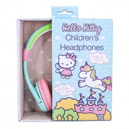 Wired headphones for Kids OTL Hello Kitty Rainbow (turquoise)