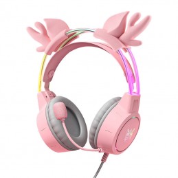 Gaming headphones ONIKUMA X15Pro Pink Deer''s Horn