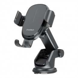 Gravity car holder with charger Choetech T203-F, 15W (black)