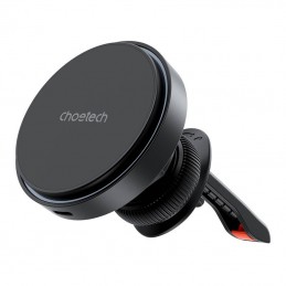 Magnetic car holder witch charger Choetech T205-F, 15W (black)
