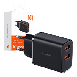 Ładowarka sieciowa Mcdodo CH-5070 USB-A-2, 12W (czarna)